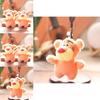 Plush Tiger Keychain With Soft Pp Cotton Filling For Kids And Adults