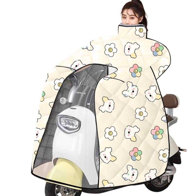 Zagęszczony Zimowy Pokrowiec na Przednią Szybę z Podszewką Polarową dla Samochodów Elektrycznych i Motocykli