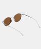 Maeteupeojeu Mp-13 Titanium Sunglasses Brown Silver