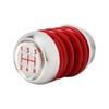 Universal Aluminum Red Spring 5 Speed Manual Car Gear Shifter Stick Shift Knob Lever