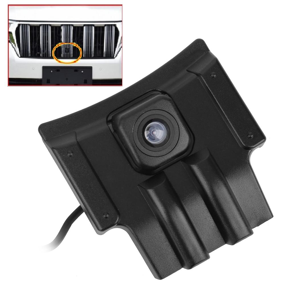 Car Front View Camera CCD HD Parking Forward Cam Fit for Toyota Land Cruiser Prado 2018‑2019