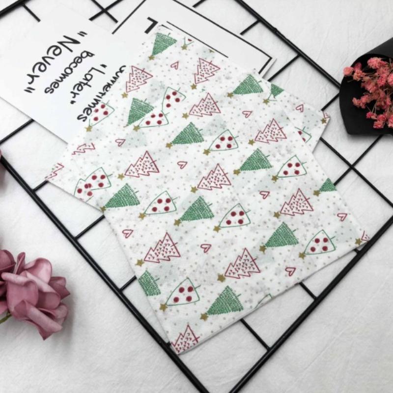 20 teile/paket 33*33 cm 2-lagig Einweg Party Serviette Weihnachten Muster