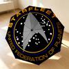 Starfleet Emblem 8 Ribs 3Fold Black Glue Uv Protection Umbrella Sun Protection Rainproof Compact Folding Umbrella For Travel Daily Use C9231