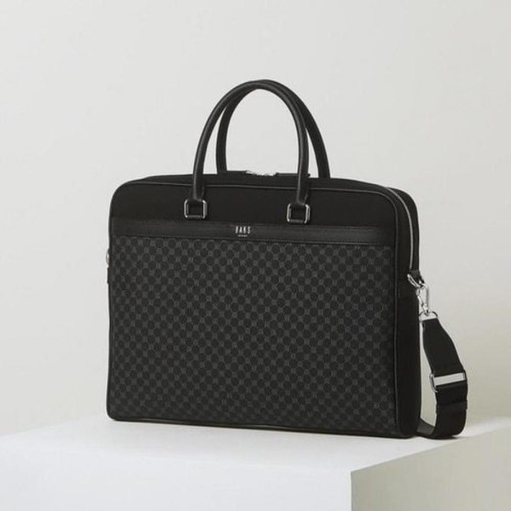 

Daks Briefcase Leather Combination Louis Pattern 15 Inch Laptop Compatible Single option