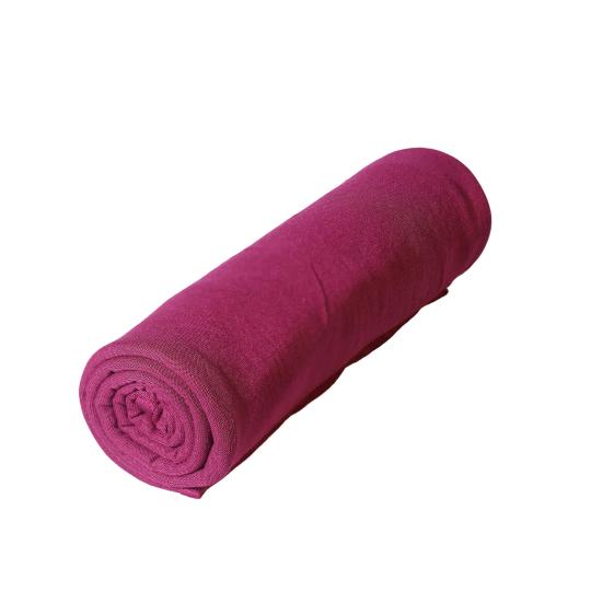 Turban Hat Pure Color Mercerized Cotton Soft Head Wrap Windproof Warm Elastic Travel Head