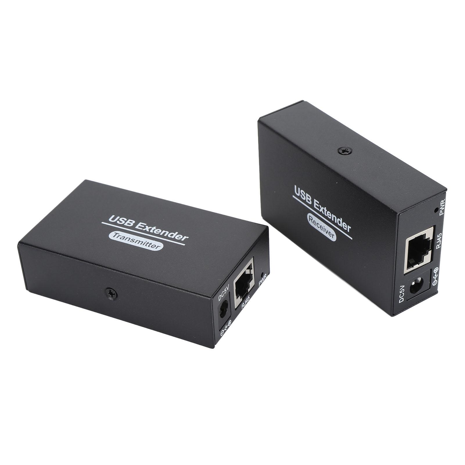 

USB-удлинитель 262 фута по одному Ethernet Cat5e 6 7 USB RJ45 LAN-удлинитель с 4 USB 2.0 концентратором для UK PLUG