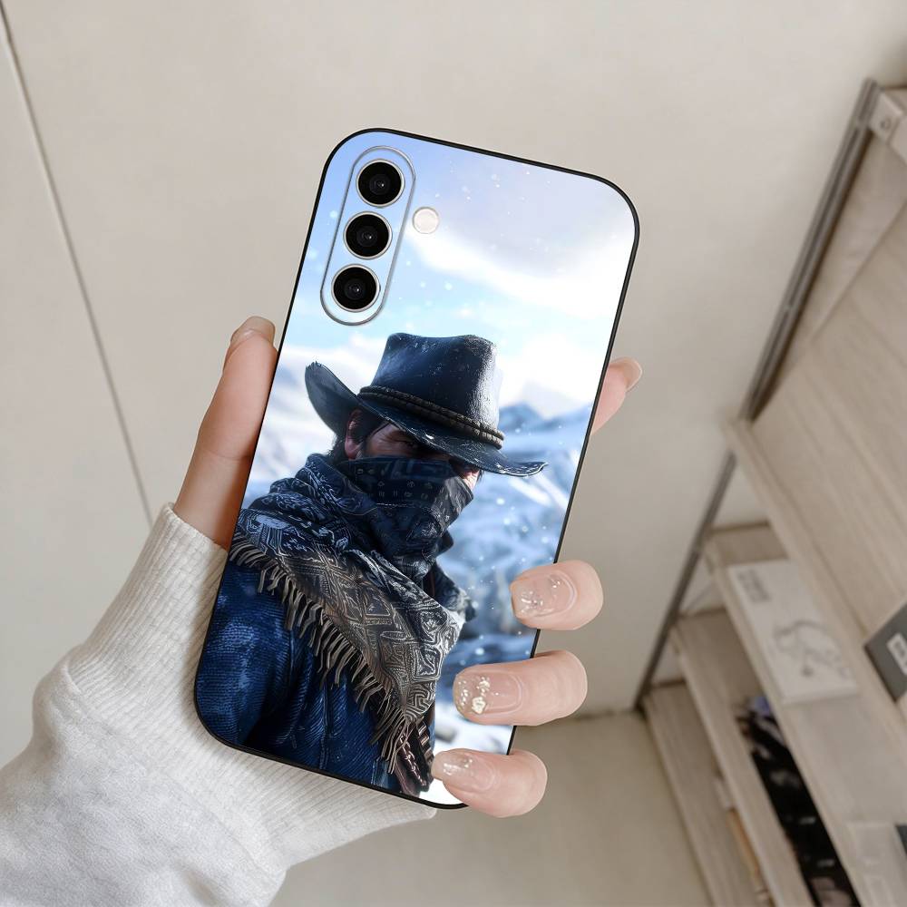 RDR2-Arthur Morgan Phone Case For Samsung Galaxy A73,A72,A71,A70,A53,A52,A51,Others Soft Black Cover