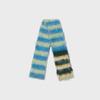 Rainbow Knitted Scarf Versatile Thick Knitted Wrap Neck Scarf Shawl Fashionable Coldproof Knitwear For Business Travel Outdoor