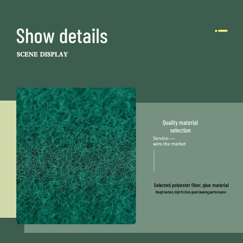 High-Density Dishwashing Sponge & Scrubber Cloth for Stain Removal and Cleaning