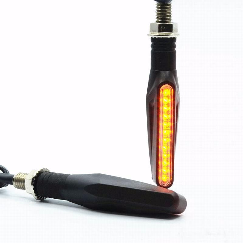 Univerzální 12V Blinkry Blinkry Motorka Flexibilní Jasná Směrovka Blinkry Světlo