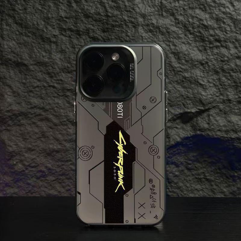Cyberpunk iPhone Hülle für Apple 13-17 Pro/Pro Max: Trendiges und kreatives Design