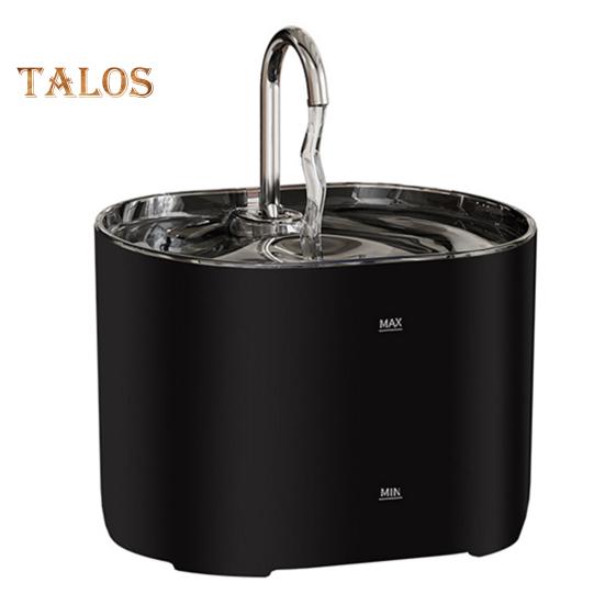 

2.2L фонтан для кошек тихий питьевой фонтанчик для домашних животных автоматический диспенсер для воды миска поилка для домашних животных принадлежности для кошек собак чёрный