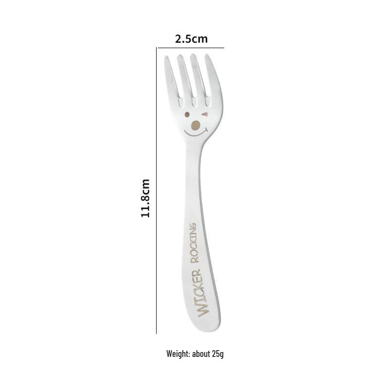 

Kids Stainless Steel Smiley Face Cutlery