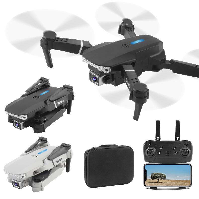 E88 4K Dual Camera Drone for Kids: Aerial Photography Remote Control Quadcopter Toy