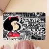 M-Mafalda Girl Floor Mat INS Style Soft Bedroom Floor House Laundry Room Mat Anti-skid Household Carpets