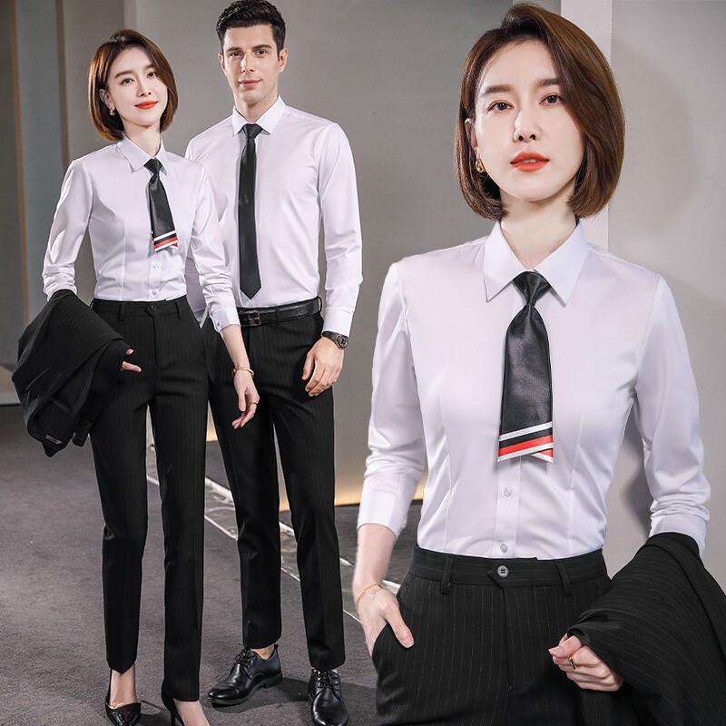 Teluoman Unisex Anti-Wrinkle Slim Fit Bamboo Fiber Business Shirt
