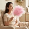 Fairy Style Portable Fan Fluffy Feathers Chinese Style Fan Antique Hand Feather Fan  Party Props