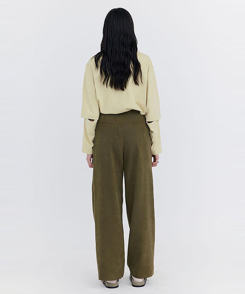 WNDERKAMMER Open Point Boxy T-Shirt_Yellow Green