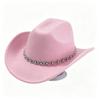 Men and Women Jazz Top Hat Party Festival Stage Performance Simple Top Hat Premium Wool Hat Western Cowboy Hat