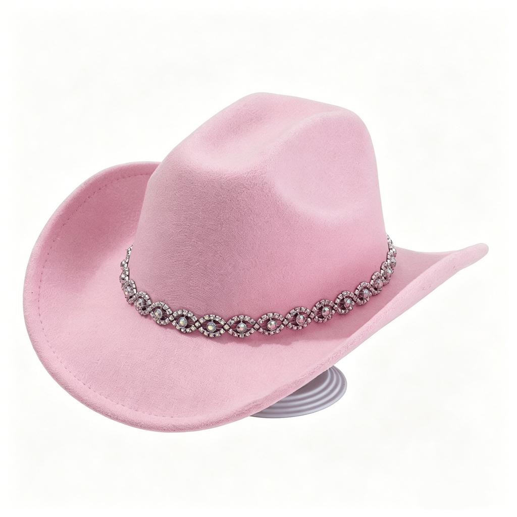 Men and Women Jazz Top Hat Party Festival Stage Performance Simple Top Hat Premium Wool Hat Western Cowboy Hat