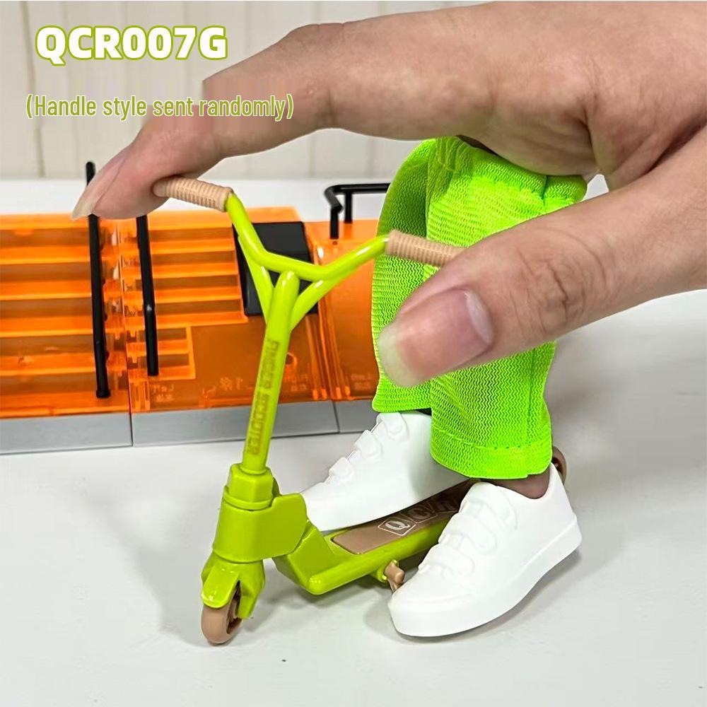 Mini Finger Skateboard Toy Set: Shoes, Knee Pads, Clothing & Blue Harem Pants