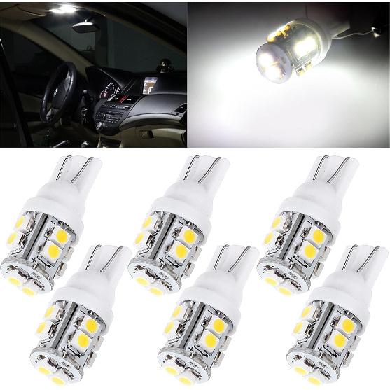 Cciyu 6 Piece Super White T10 Wedge W5W 921 168 194 10-3528-SMD LED Light Bulbs Replacement Fit for 2000-2013 For Honda Insight