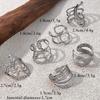 316L Stainless Steel Rings for Women Silver Color Never Fade Luxury Classic Rings Wedding Couple Rings Party Jewelry Accessories