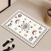 Diatom Mud Floor Mat Cross-border Minimalist Line Household Bathroom Water Absorption Fast Drying Wear-resistant Anti Slip