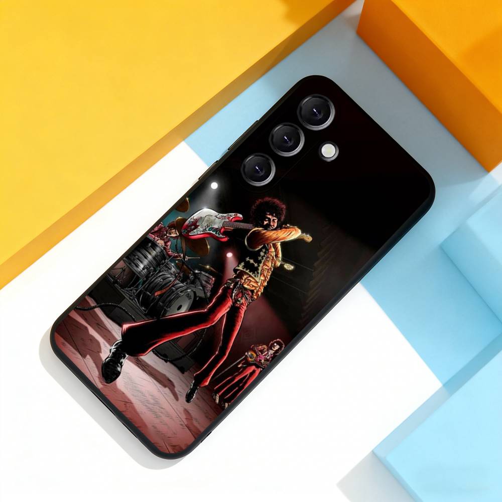 Guitarist J-Jimi H-Hendrix Phone Case For Samsung Galaxy A 22,71,53,52,51,72,73,5G,Note,J7,8,9 Soft Black Cover