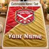 Flannel BlanketSheffield United FC Custom Name Text Personalized Soft Warm Throw Blanket Home Decor Gift