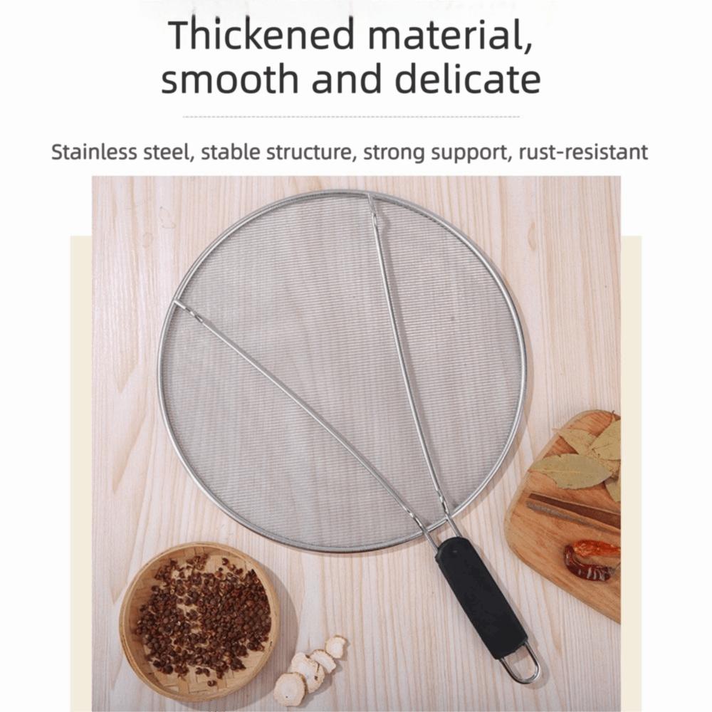 Fine Mesh Grease Splatter Screen Stainless Steel Grease Guard Splatter Guard  Kitchen Pots