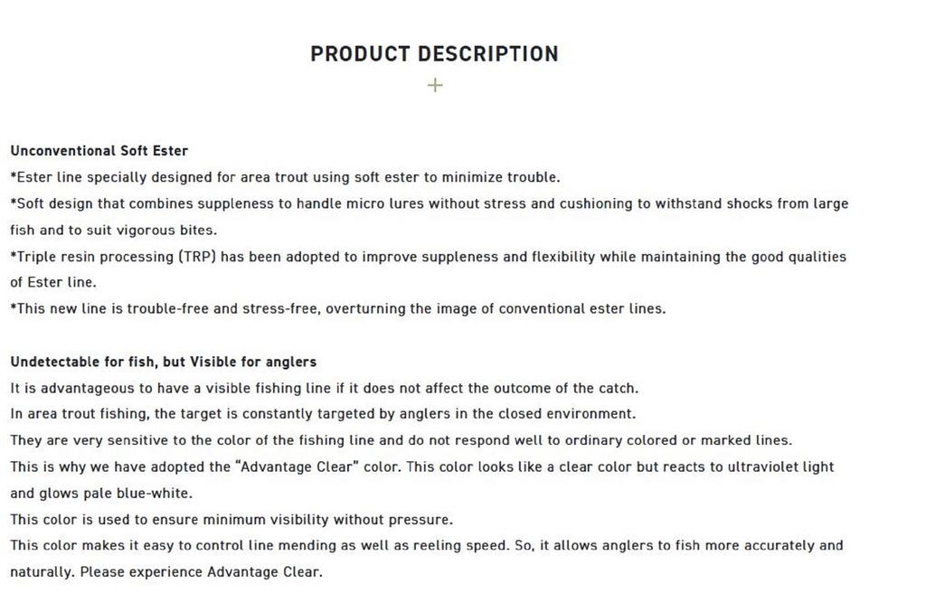 Sunline Ester Line Troutist Masu No Ito Soft 160 m #0,4 2 lb 0,104 mm (9092)