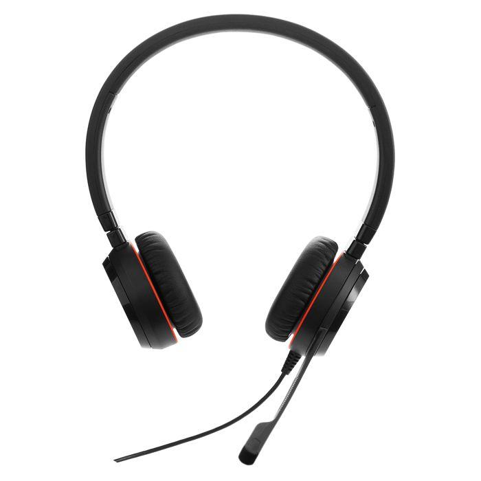 Casque - Jabra - Evolve 20SE MS - Filaire - Stéréo - Anti-bruit