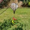 Hot Air Balloon Wind Spinner Pinwheels Rotating Windmill Ornament for Home Garden Lawn Decor Outdoor Hanging Decoration