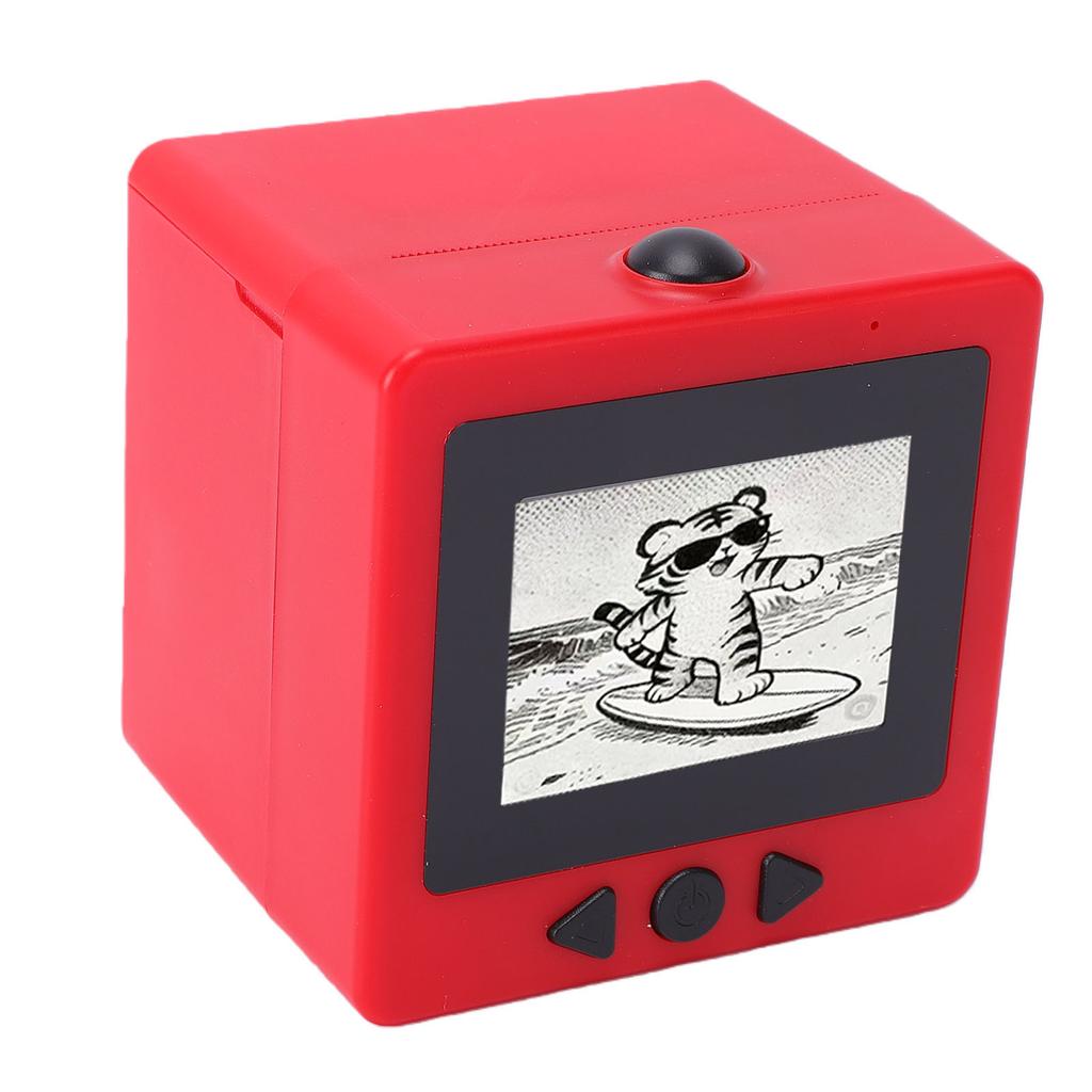 Smart AI Voice Sticker Printer Box Mini Thermal Sticker Maker with Display Inkless Portable for Home Study DIY Projects