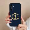 Law Judge Justice Lawyer Phone Case For Samsung S25,24,21,22,23,S30,Ultra,S20,Plus,Fe,Lite,Note,S10,S9,Black Soft Shell