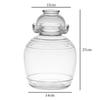 COKRSUPE Thickened Glass Pickle Jar