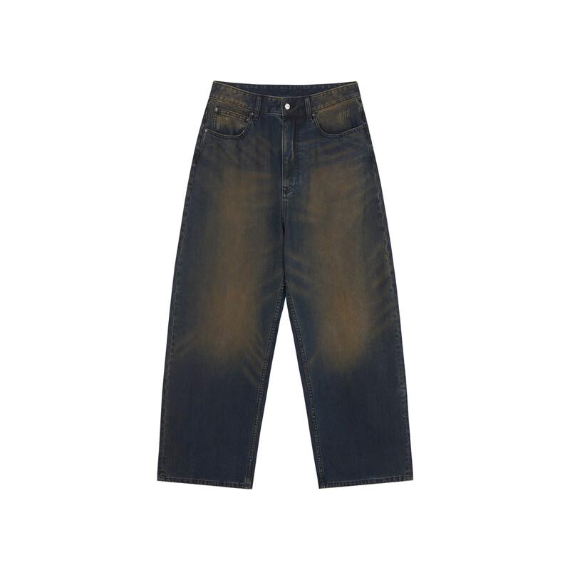 JNBY Women's 2024 Autumn Wide-Leg Jeans