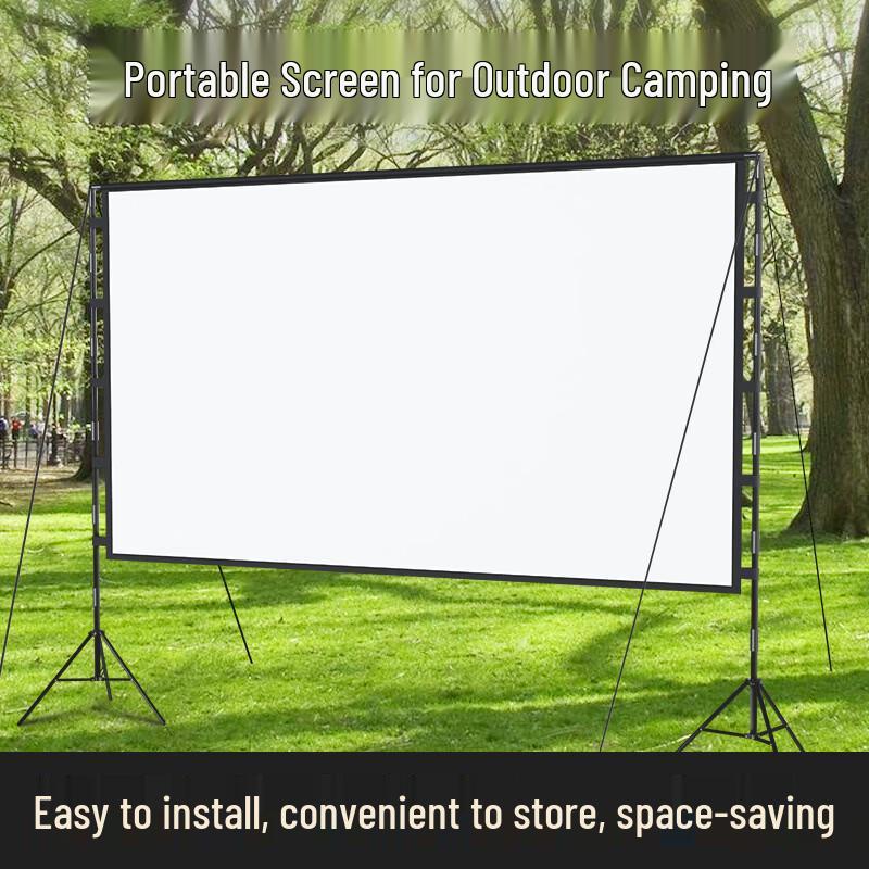 SMVP Portable Dual-Stand Projection Screen