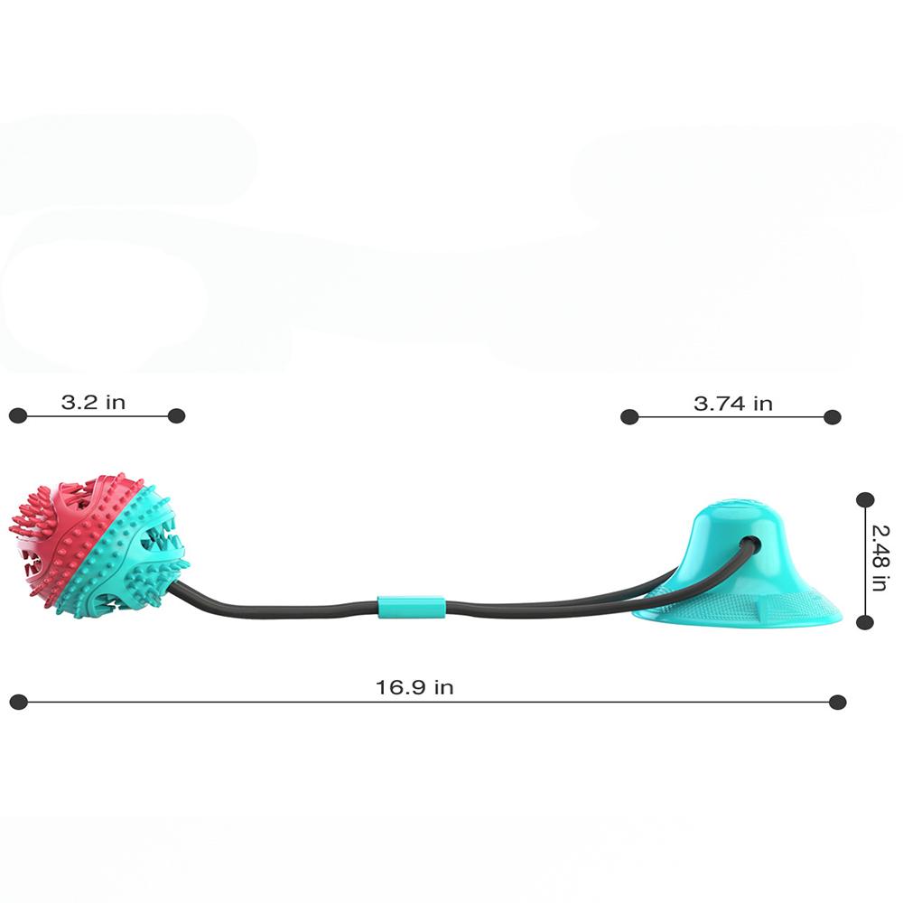 Toothbrush Chawing Dog Toys Indestructible Squark Aggressive Chewers Pet Plaything Soft Rubber Clean Pet Tooth Toy for Big Dog