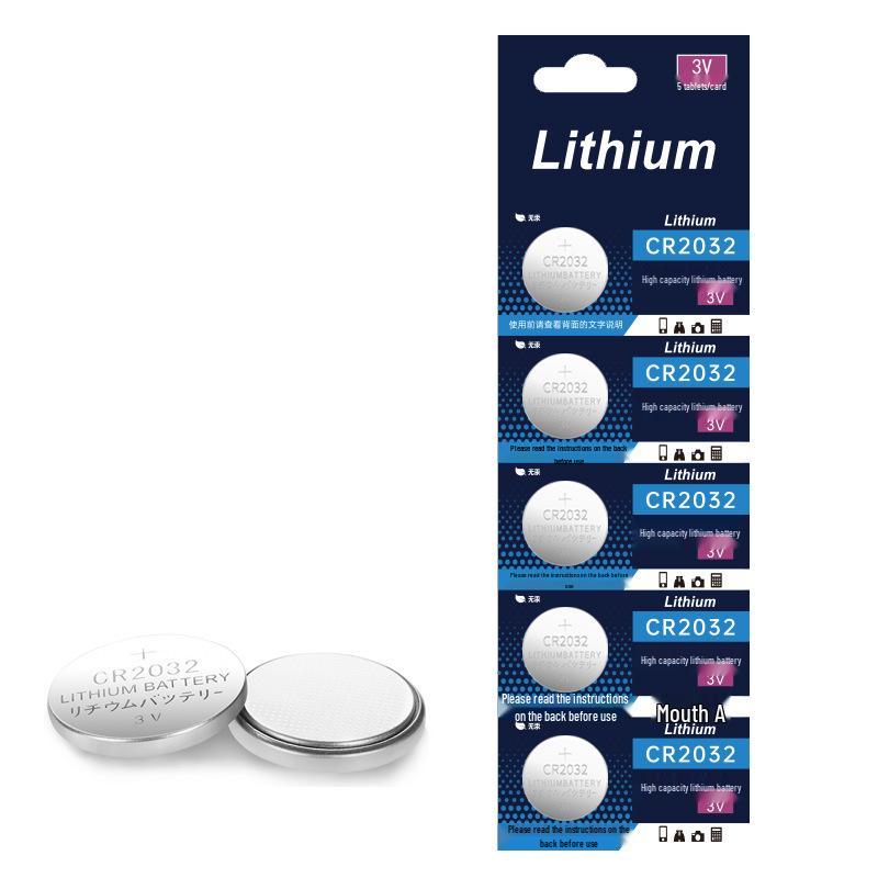 3V CR2032/CR2025/2016 Button Battery for Electronic Scales, Car Remotes, and Selfie Sticks