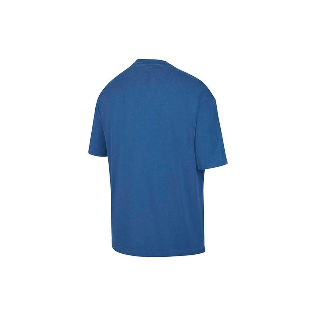 Men's Air Jordan Logo Label Loose Round Neck Pullover Short Sleeve France Blue T-Shirt DZ0605-486