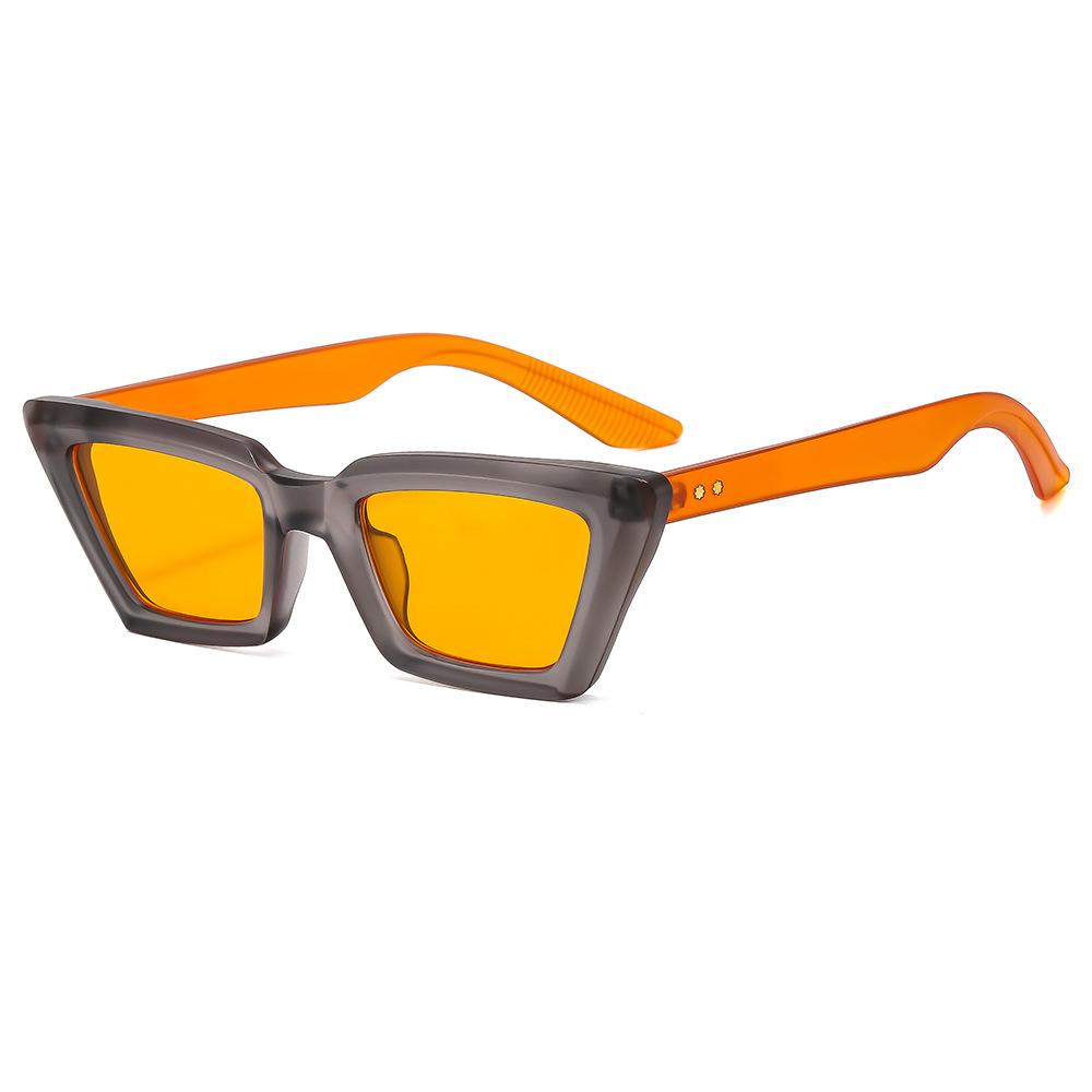 Modern Cat Eye Sunglasses Women Men Chic Angular Design Retro Style Fashionable Glasses Trendy Sun Protection UV Shield