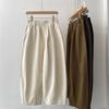 Plus Size Women's High Waist Cropped Harem Pants - Spring Style, Elastic Waist, Loose Casual Fit