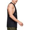 Under Armour Project Rock Running And Fitness Training Sports Vest Men Tops Black 1351589-001