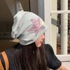 Winter College Style Embroidery Star Sticker Women Warm Cap Korean Style Caps Letter Hat Beanie Hat