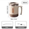 Anti Scalding Coffee Cup Office Workers Tea Coffee Mug 304 Stainless Steel Water Cup Portable Drinking Cup With Straw