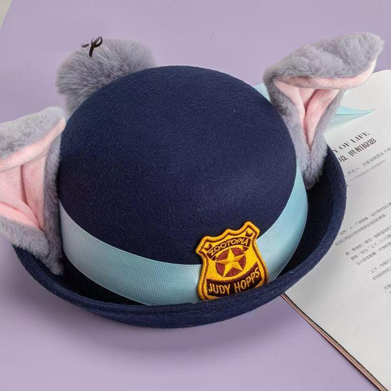Cappello di Judy Hopps Ufficiale di Zootropolis, adatto per l'Uso Quotidiano e il Cosplay