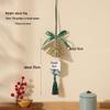 2026 Dragon Boat Festival Mugwort Fan Pendant & Indoor Sachet Bells for Door Handle and Decoration