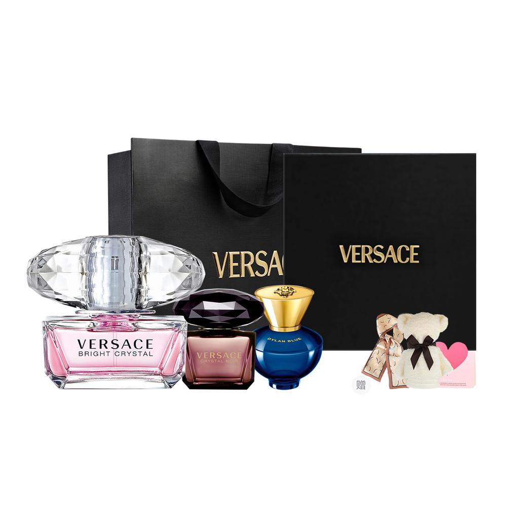 VERSACE Pink Diamond Women's Perfume Pink Diamond Gift Box Set Eau De Toilette